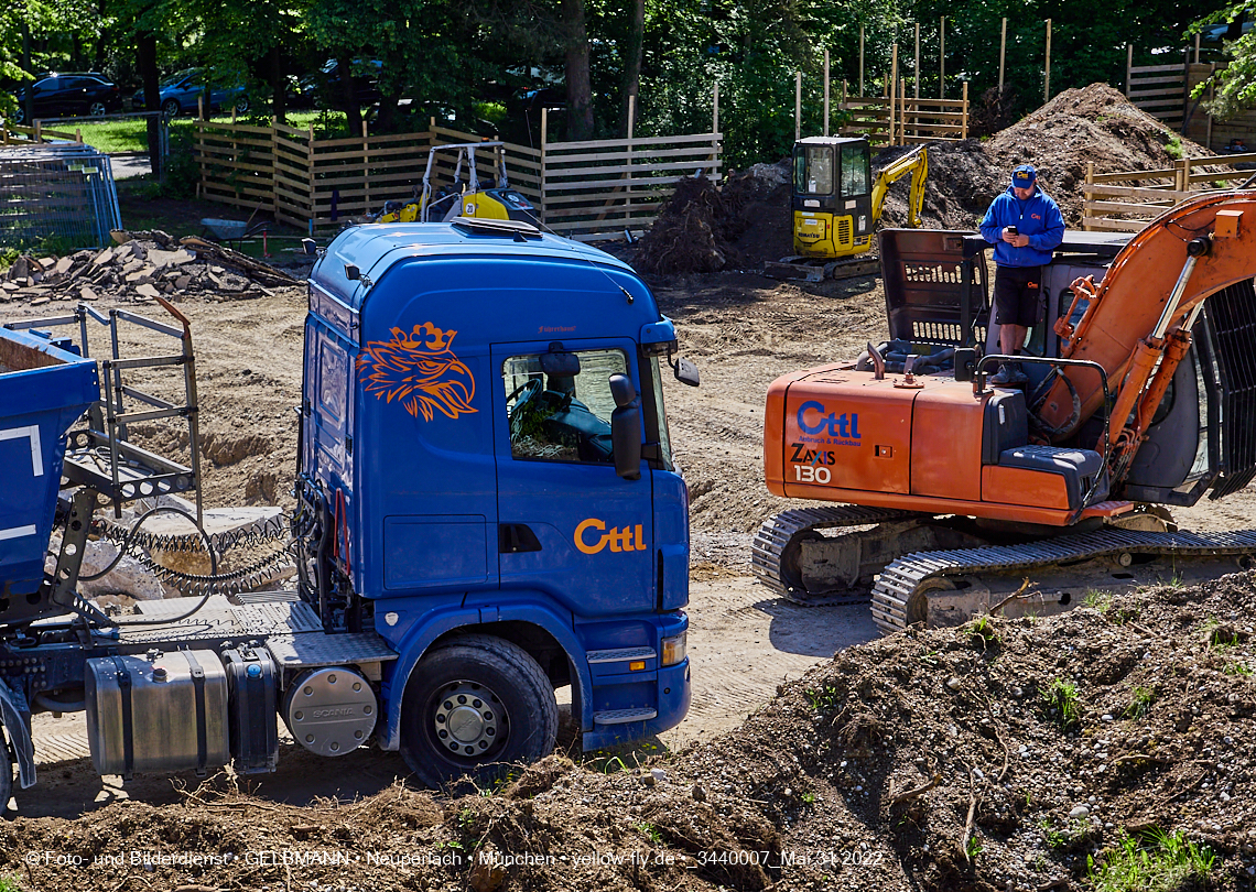 31.05.2022 - Baustelle am Haus für Kinder in Neuperlach